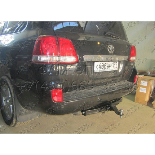 Фаркоп Бизон на TOYOTA Land Cruiser 200 хром Арт. FA 0859-E(N+A-K)