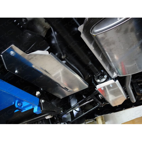 Защита Топливного бака ТСС для Renault Duster 2010-2021, Алюминий 4 мм - Арт. ZKTCC00077